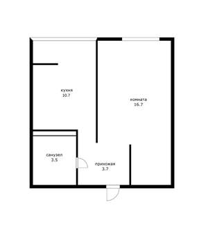 1-к квартира, вторичка, 36м2, 16/23 этаж