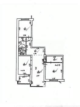 3-к квартира, вторичка, 94м2, 4/16 этаж