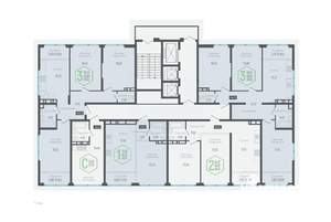 2-к квартира, вторичка, 66м2, 8/24 этаж