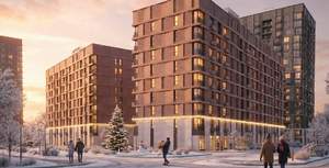 1-к квартира, строящийся дом, 39м2, 7/9 этаж