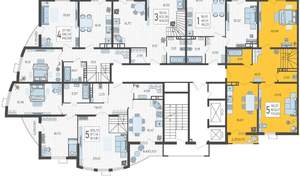 5-к квартира, вторичка, 171м2, 20/21 этаж