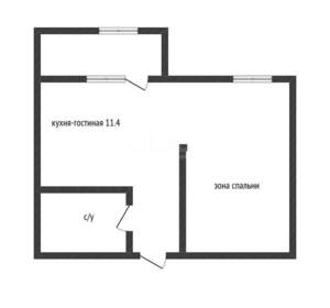 1-к квартира, вторичка, 43м2, 14/17 этаж