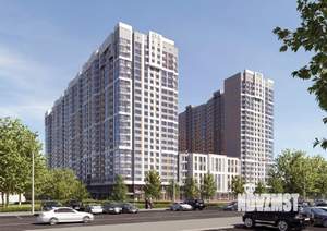 2-к квартира, строящийся дом, 61м2, 21/23 этаж
