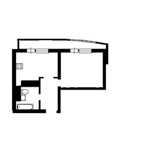 1-к квартира, вторичка, 41м2, 10/22 этаж