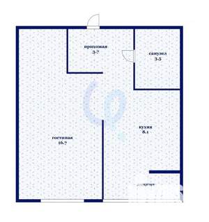 1-к квартира, вторичка, 32м2, 16/22 этаж