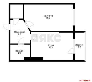 1-к квартира, вторичка, 45м2, 7/10 этаж