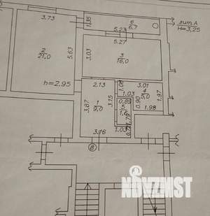 1-к квартира, вторичка, 53м2, 2/8 этаж