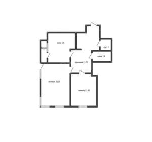 2-к квартира, вторичка, 62м2, 3/7 этаж