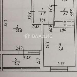1-к квартира, вторичка, 32м2, 5/24 этаж