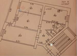 3-к квартира, вторичка, 85м2, 2/4 этаж