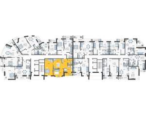 3-к квартира, строящийся дом, 81м2, 2/16 этаж