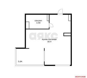 Студия квартира, вторичка, 27м2, 10/10 этаж