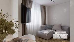 Студия квартира, вторичка, 40м2, 22/25 этаж