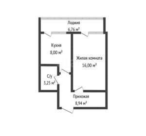1-к квартира, вторичка, 37м2, 9/18 этаж