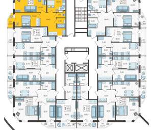 2-к квартира, вторичка, 67м2, 3/16 этаж