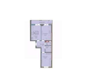 2-к квартира, вторичка, 61м2, 17/18 этаж