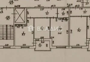 2-к квартира, вторичка, 56м2, 6/7 этаж