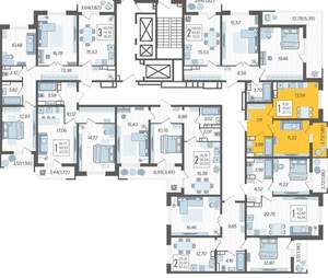 1-к квартира, вторичка, 38м2, 9/23 этаж