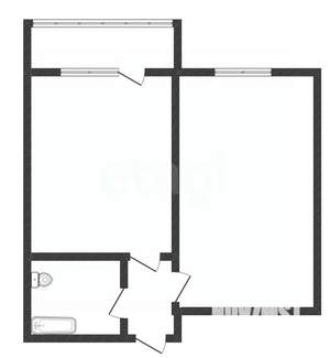 1-к квартира, вторичка, 36м2, 13/14 этаж