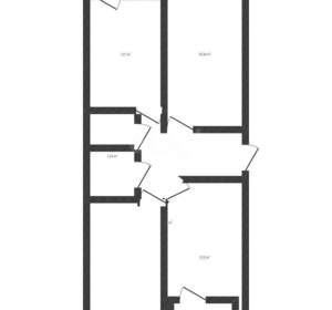3-к квартира, вторичка, 76м2, 7/12 этаж