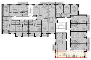 1-к квартира, строящийся дом, 41м2, 3/3 этаж