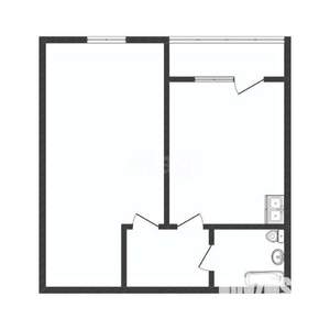 1-к квартира, вторичка, 34м2, 3/7 этаж