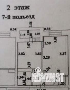 1-к квартира, вторичка, 42м2, 2/16 этаж