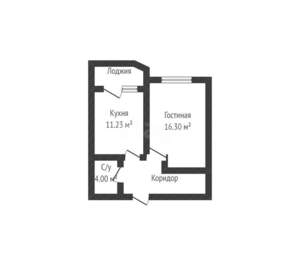 1-к квартира, вторичка, 41м2, 5/19 этаж