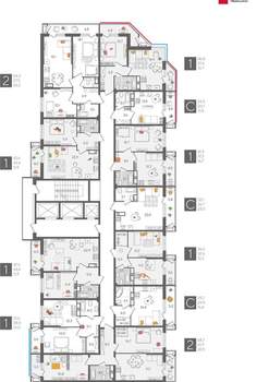 Студия квартира, вторичка, 30м2, 16/24 этаж