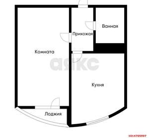 1-к квартира, вторичка, 39м2, 7/11 этаж