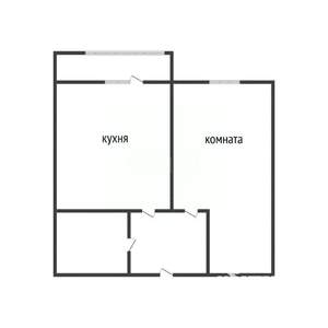 1-к квартира, вторичка, 34м2, 11/17 этаж