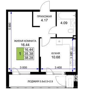 Фото квартиры на продажу (1)