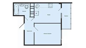 1-к квартира, вторичка, 28м2, 8/8 этаж