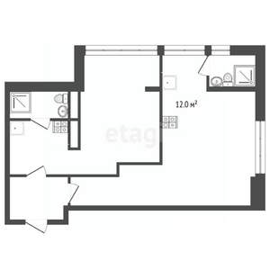 2-к квартира, вторичка, 48м2, 17/17 этаж