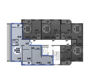 3-к квартира, вторичка, 86м2, 5/8 этаж