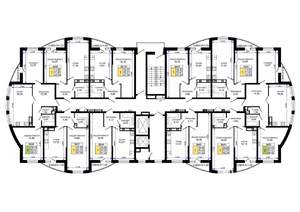 1-к квартира, вторичка, 43м2, 10/19 этаж