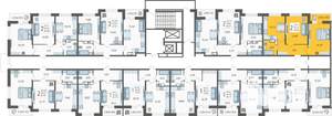 2-к квартира, вторичка, 50м2, 16/19 этаж