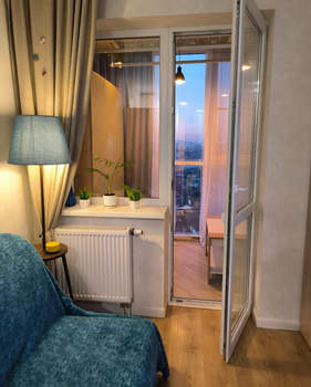 Студия квартира, вторичка, 24м2, 12/17 этаж