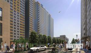 2-к квартира, строящийся дом, 65м2, 5/22 этаж