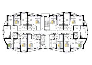 1-к квартира, вторичка, 42м2, 16/19 этаж