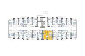 1-к квартира, строящийся дом, 38м2, 1/12 этаж