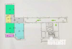 2-к квартира, вторичка, 65м2, 3/16 этаж