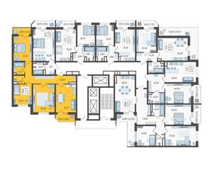 3-к квартира, строящийся дом, 78м2, 16/23 этаж