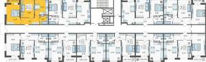 2-к квартира, вторичка, 50м2, 9/12 этаж