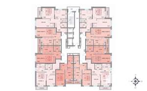 1-к квартира, вторичка, 43м2, 20/25 этаж