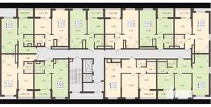 1-к квартира, вторичка, 48м2, 4/8 этаж