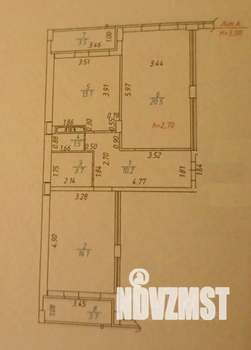2-к квартира, вторичка, 65м2, 13/16 этаж