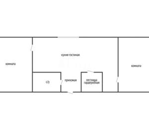 3-к квартира, вторичка, 76м2, 4/4 этаж