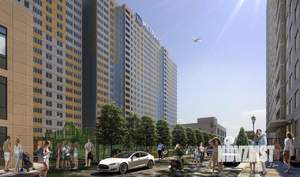 1-к квартира, строящийся дом, 38м2, 8/24 этаж