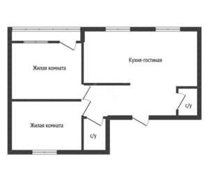 3-к квартира, вторичка, 77м2, 8/18 этаж